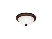 Sea Gull Lighting 77064 814 2 Light Acadia Close To Ceiling Fixt Misted Bronze
