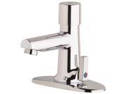 Chicago Faucets 3502 4E2805ABCP Hot and Cold Water Metering Mixing Sink Faucet
