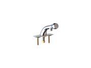 Chicago Faucets 857 E2805 665PSHAB Single Supply Metering Sink Faucet Polished