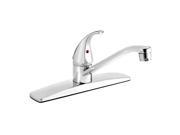 Belanger EBO65BCP Kitchen Sink Faucet with Low arc Spout Polished Chrome Finish