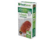 FoodSaver FSFSBF0216 015 8 X 11 Inch 1 Quart Sealer Bags 20 Count