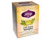 Yogi Cold Season Tea Sampler 16 Tea Bags