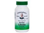 Christopher s Original Formulas Herbal Libido 475 mg 100 Vegetarian Capsules