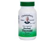 Christopher s Original Formulas Herbal Thyroid 475 mg 100 Vegetarian Capsules