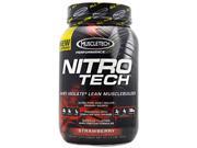 Performance Series Nitro Tech Strawberry Muscletech 2 lb Powder