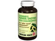 Papaya Enzyme With Chlorophyll American Health Products 600 Chewable