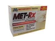 MET Rx Meal Replacement Protein Powder Original Vanilla 40 2.54 oz 72 g Packets [101.5 oz 2.88 kg ]