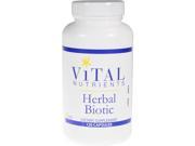 Vital Nutrients Herbal Biotic 120 Capsules