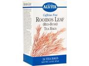 Alvita Rooibos Leaf Red Bush Tea 24 Tea Bags