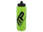 Muscle Pharm MP Flex Squeeze Workout Water Bottle. Green and Black 40