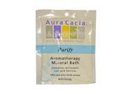 Aura Cacia Aromatherapy Mineral Bath Balancing Sage 2.5 oz Pack of 6