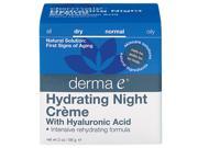 Derma e Hydrating Night Creme with Hyaluronic Acid