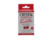 Crystal Essence Mineral Deodorant Towelettes Pomegranate Box Crystal Body Deodorant 6 pc Pack