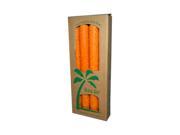 Aloha Bay Palm Tapers Orange 4 Candles