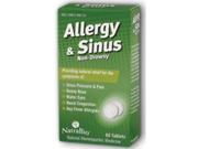 NatraBio Allergy Sinus Non Drowsy 60 Dissolving Tablets