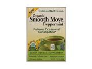 Traditional Medicinals Organic Smooth Move Peppermint Herbal Tea 16 Tea Bags Case of 6 Pack of 6