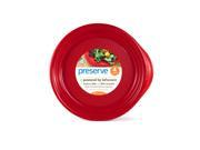 Preserve Everyday Plates Pepper Red Case of 8 4 Packs 9.5 in Pack of 8