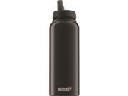 Sigg Water Bottle Nat Black 1 Liter Case of 6 Pack of 6