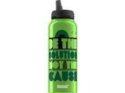 Sigg Water Bottle Cuipo Be The Solution Not The Cause 1 Liter Case of 6 Pack of 6