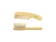 Green Sprouts Comb and Brush Set