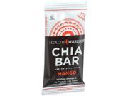 Health Warrior Chia Bar Mango .88 oz Bars Pack of 15