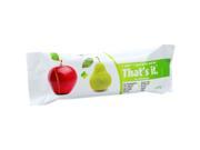 That s It Nutrition Fruit Bar Apple and Pear 1.2 oz Pack of 12