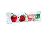 That s It Nutrition Fruit Bar Apple and Strawberry 1.2 oz Pack of 12