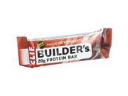 Clif Bar Builders Protein Bar Chocolate Hazelnut 2.4 oz Bars Pack of 12