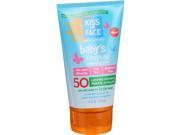 Kiss My Face Sunscreen Mineral Lotion Babys First Kiss SPF 50 4 oz