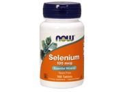 Selenium 100mcg Now Foods 100 Tablet