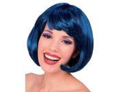 Adult Super Model Blue Wig