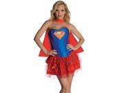 Sexy Supergirl Corset Costume Medium