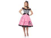 Womens Sexy Nifty 50 s Poodle Skirt Halloween Costume