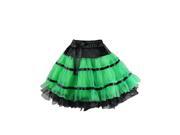 Plus Green Tutu Petticoat Dance Skirt