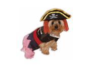 Forum Novelties 64043 Pet Pirate Costume Small For Dogs Cats