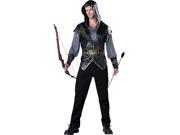 Hooded Huntsman Archer Adult Mens Costume