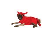 Fleece Devil Pet Costume