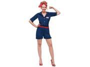 Rosie the Riveter Adult Costume Medium Large 12 14