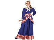 Betsy Ross Patriotic Girls Halloween Costume S