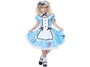 Deluxe Alice In Wonderland Girls Alice Halloween Costume