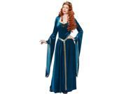 Blue Lady Guinevere Renaissance Queen Adult Halloween Costume
