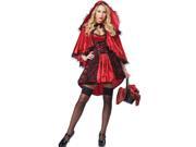 Deluxe Red Riding Hood Adult Gothic Halloween Costume