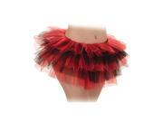 Red Black Womens Ballet Dance Tutu Petticoat OS