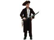 Brown Pirate Ship Captain Boys Costume