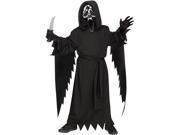 Scream MTV Ghost Face Silver Anniversary Childs Halloween Costume M