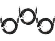 Aleratec Audio Cable Extension 3.5mm Male to 3.5mm Male Stereo 8ft 3 Pack Combo