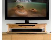 Prosumer’s Choice Three In One Bamboo DVD TV Monitor Stand with Swiveling Base and Pull out Drawer