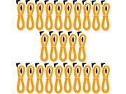 Aleratec SATA Data Cable Straight to Right Angle with Clips 32in 25 Pack