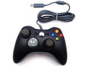 Premium Wired USB Controller For microsoft Xbox 360 Microsoft PC BLACK