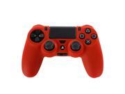 For PS4 Controller Silicone Skin Case Compatible With Sony PlayStation 4 Red